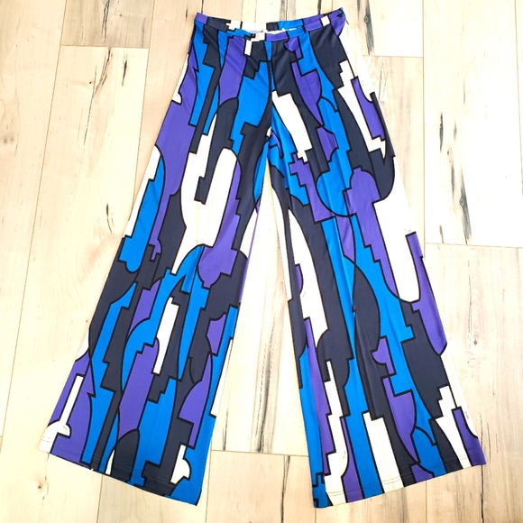 Emilio Pucci Pants - Emilio Pucci 6 wide leg print pants